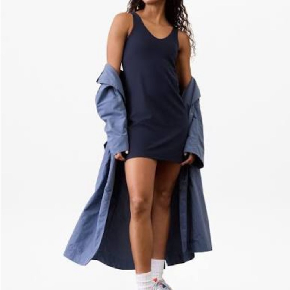 Athleta Transcend Dress in Deep Blue
